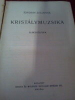 Könyv Kristálymuzsika 1933-ból