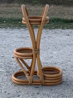 Vintage retro bambusz virágtartó 1970 nagyon szép!!!!