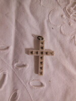 MEDÁL - KERESZT - 3 x 2 cm - RÉGI - OSZTRÁK - HIBÁTLAN