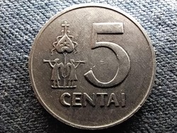 Litvánia 5 cent 1991 UNC Forgalmi sorból