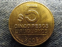 Uruguay 5 pezó 2005 So UNC FORGALMI SORBÓL