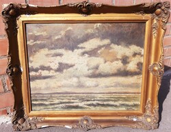 Guzsik Ödön (1902-1954) Hullámzó Balaton
