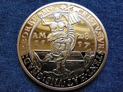 Magyar aranyóriások I. Ferdinánd 6 dukát emlékérme 1557 utánveret PP