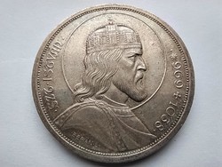 Szent István .640 ezüst 5 Pengő 1938 BP
