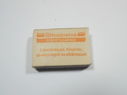 Retro reklám gyufa gyufásdoboz - Husqvarna Forest & Garden reklám