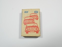Retro reklám gyufa gyufásdoboz - CASCO reklám