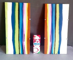 Vintage 1970 IKEA Gyllen design fali lámpa párban hatalmas ALKUDHATÓ