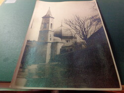 Pécs  fotó az 1800-as évek végéről  , amikor még állt a dzsámi melletti  torony 13 x 18 cm