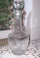 ANTIK KRISTÁLY BOROS KARAFFA KANCSÓ FLASKA eredeti DUGÓ - Art&Decoration