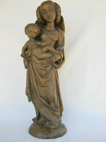 Madonna Szűz Mária kezében a kisded Jézussal nagy méretű 47 cm