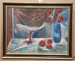 Bolgár József: csendélet 1962