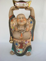 Nevető Buddha kerámia szobor nagy méretű 35 cm