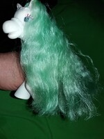Gyönyörű minőségi SIMBA Dús zöld sörényes My Little Pony lovacska 13 cm a képek szerint 5.