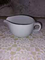 Alföldi Saturnus, fehér porcelán szószos, kiöntő