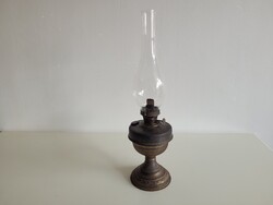 Régi vintage nagy 44,5 cm Lampart petróleum spiritusz lámpa