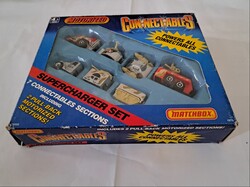 1970-évi 2 db Matchbox csatlakoztatható 7 részes készlet eredeti dobozában
