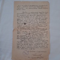 A m.kir. vallás-és közokt. miniszter 1912. évi 42481. számú rendeletének hivatalos másolata  1912.