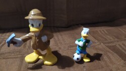 Két darab retró Donald kacsa figura Disney jelzéssel