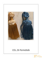 (15 szín) Függöny bojt. Kulcsbojt 10200/26 permetkék