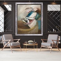 Lencsés Ida - Ferenczy Noémi-díjas magyar kárpitművész - hatalmas festménye L' 1982