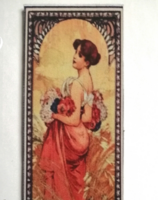 Könyvjelző - Alfons Mucha I.