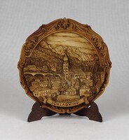 1S834 Plasztikus műgyanta Schladming falidísz 14.5 cm