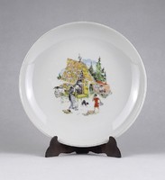 1S796 Jancsi és Juliska Hollóházi porcelán tányér 19 cm