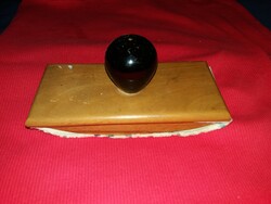 Antik fa tapper tintaitató szárító jó állapotban a képek szerint 19 x 10 cm