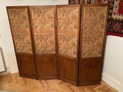 4 tagos, fa-textíl paraván - Art deco