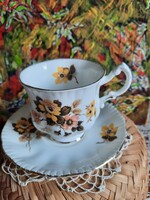 Paragon angol porcelán  hosszú kávéscsésze  aljával, hibátlan