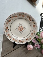 25.5 cm Gyönyörű retro kerámia Sárospataki népi falitányér falusi paraszti nosztalgia dekoráció