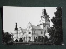 Képeslap,Szabadkígyós,Wenckheim-kastély,iskola látkép,részlet, 1978-