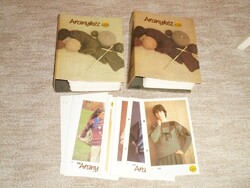 Goldhand knitting pattern book pages in folder, series collection