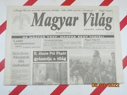 Régi retro újság - Magyar Világ - 2005. április 7. - Születésnapra ajándék.
