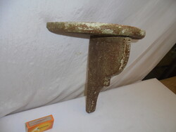 Régi fenyő fali virágtartó - népi, paraszti