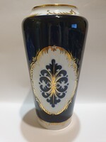 Hollóházi váza "Budapestért 1980" jelzéssel az alján