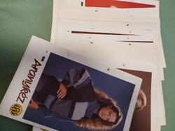 Aranykéz lefűzhető lapok kötés minták képekkel