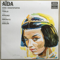 Verdi,Tebaldi,Bergonzi, Giulietta Simionato, Herbert von Karajan - Aïda (Hoogtepunten) (LP)