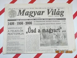 Régi retro újság - Magyar Világ - 2006. március 23. - Születésnapra ajándék.