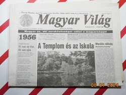 Régi retro újság - Magyar Világ - 2008. szeptember 4. - Születésnapra ajándék.