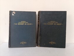 Antik könyv francia militari 1 világháború 2 kötet 1914 Histoire Illustrée de la Guerre du Droit 565