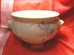 Antik vastag porcelán bili, kaspó