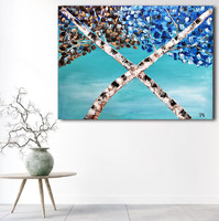 JMModernAbstract XTREE 80X60 cm-es kortárs festmény feszített vásznon
