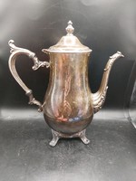 W M Rogers ezüst teáskanna, viktoriánus, 26 cm-es. 5898