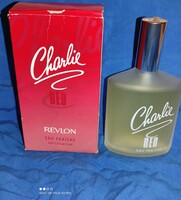 Vintage CHARLIE parfüm piros dobozos 100 ml - ből 90 ml van