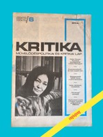 1982 december    /  KRITIKA  /  Újság - Magyar / Havilap. Ssz.:  30368