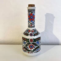 Kézzel festett porcelán butella - kiöntő - Metaxa pocelán palack