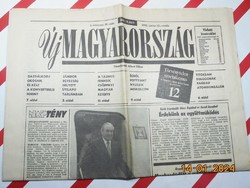 Retro régi újság - Új Magyarország polgári napilap - 1991. június 12. - Születésnapra ajándék.