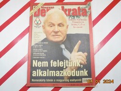 Retro régi újság - Magyar Demokrata - 2002. december 19. - Születésnapra ajándék.