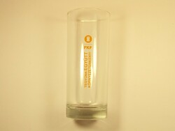 Old retro glass cup FKF Budapest Public Space Supervision Let’s work together for our environment! inscription